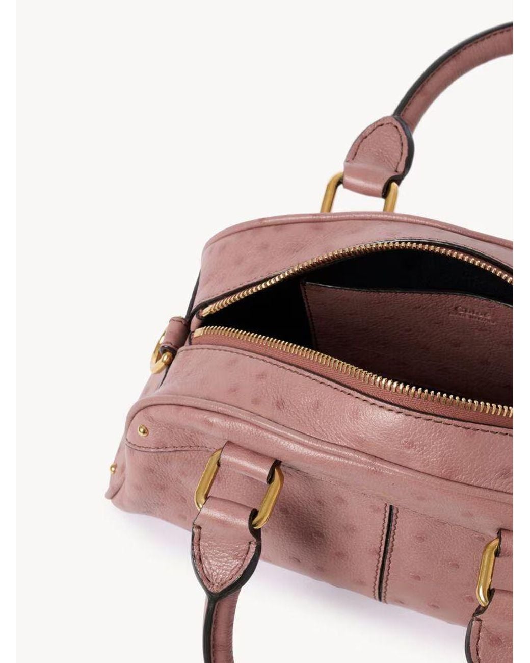 Chloé Pink Chloé-Hardware Leather Shoulder Bag