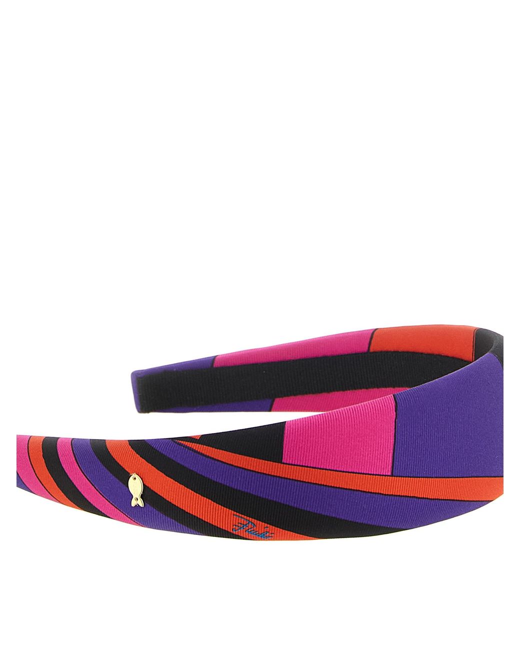 Emilio Pucci White 'Iride' Headband