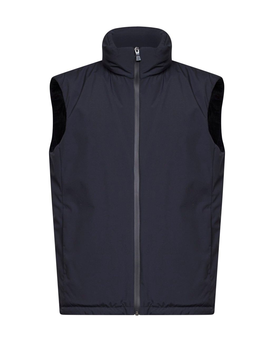 Herno Blue 2 Layer Windstopper Padded Vest for men