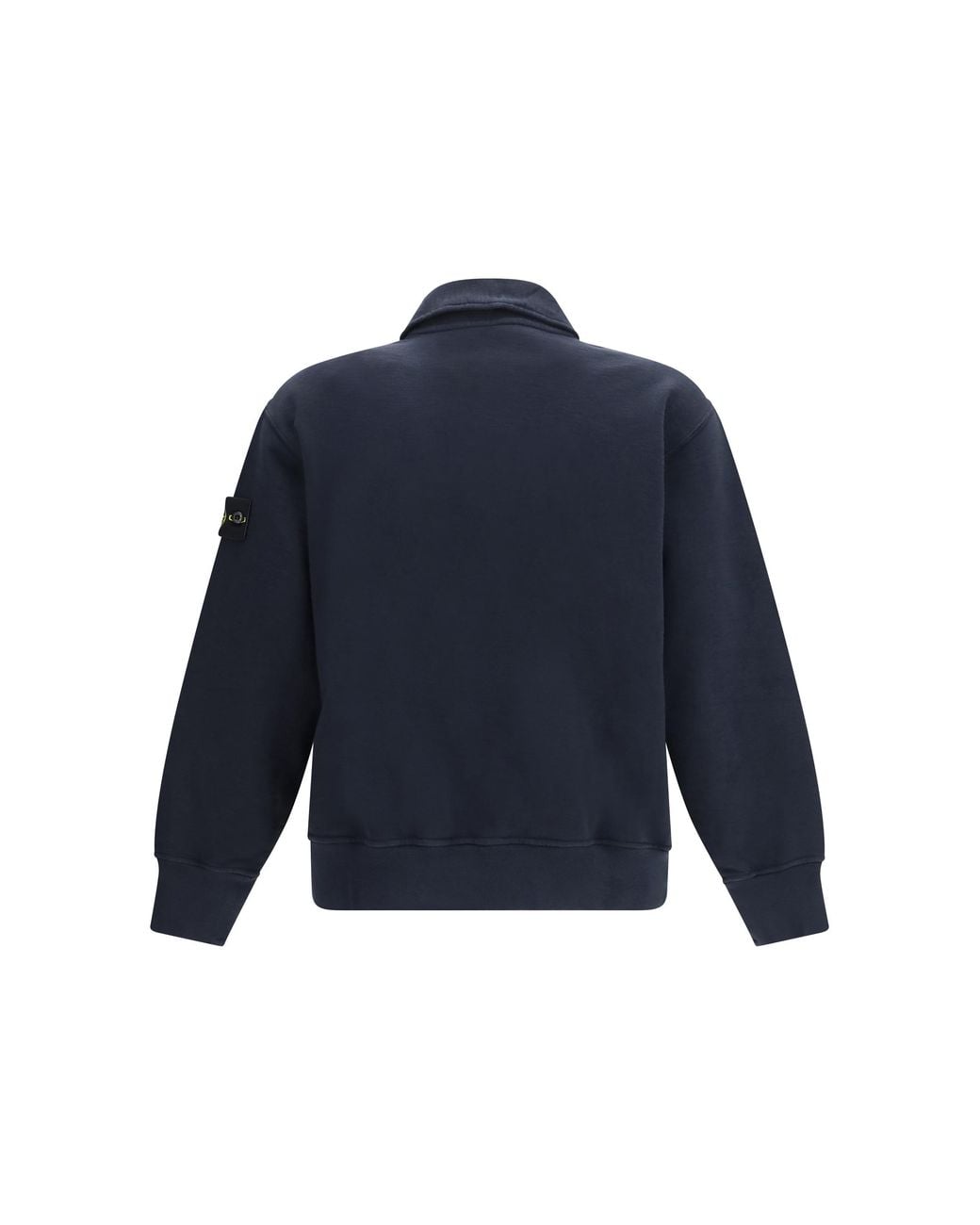 Stone Island Blue 6100054 Tubular Cotton Sweatshirt Cotton; Elastane T-Shirts And Polos for men