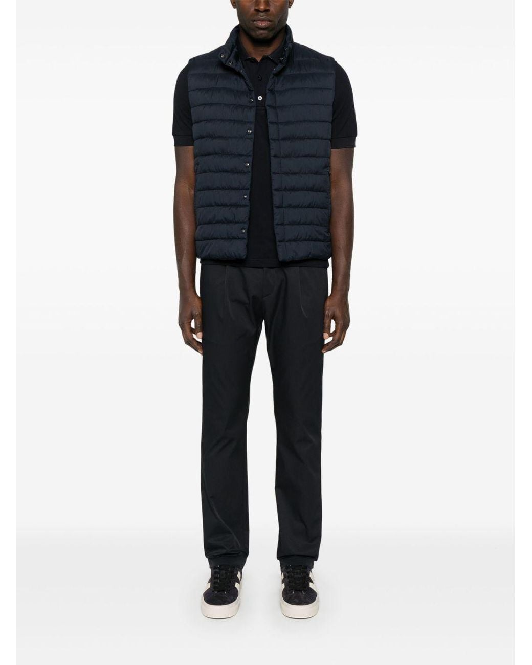 Herno Blue T-Shirts And Polos Polyester for men