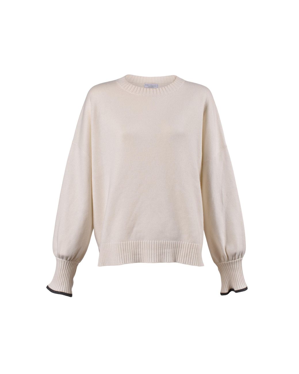 Brunello Cucinelli Multicolor Off Cashmere Crewneck Sweater