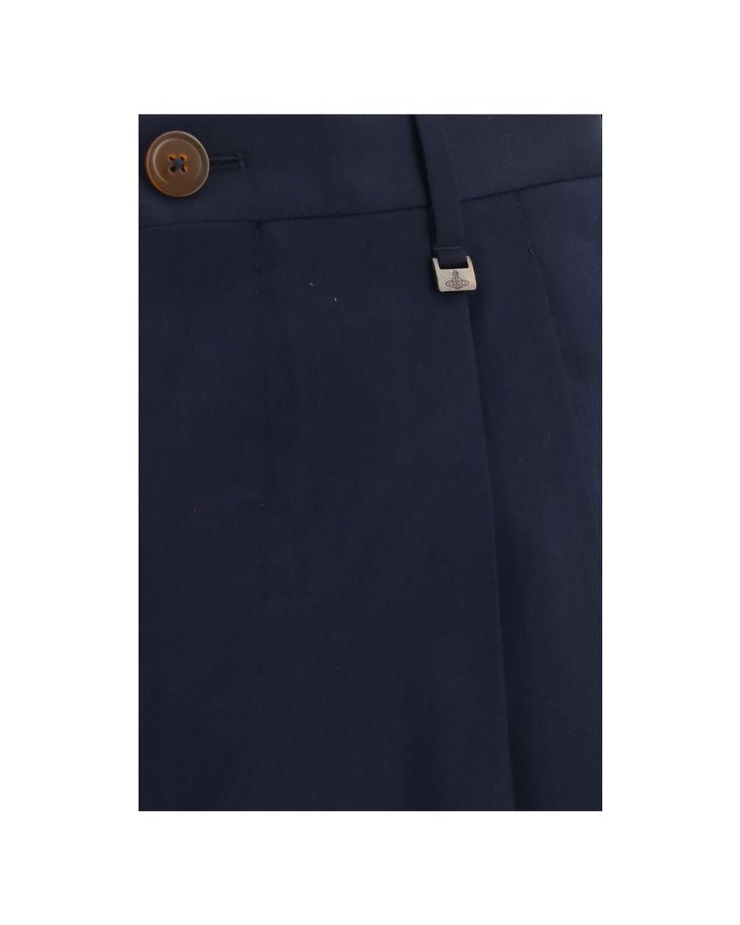Vivienne Westwood Blue Wool Oves Aries Dress Pants for men