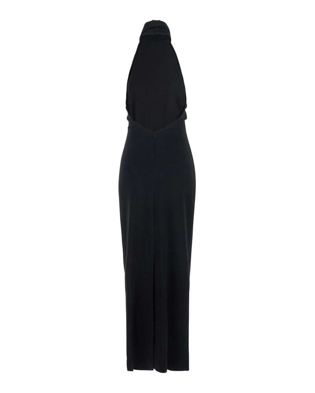 Le Plain Black Dress High-Neck Sleeveless