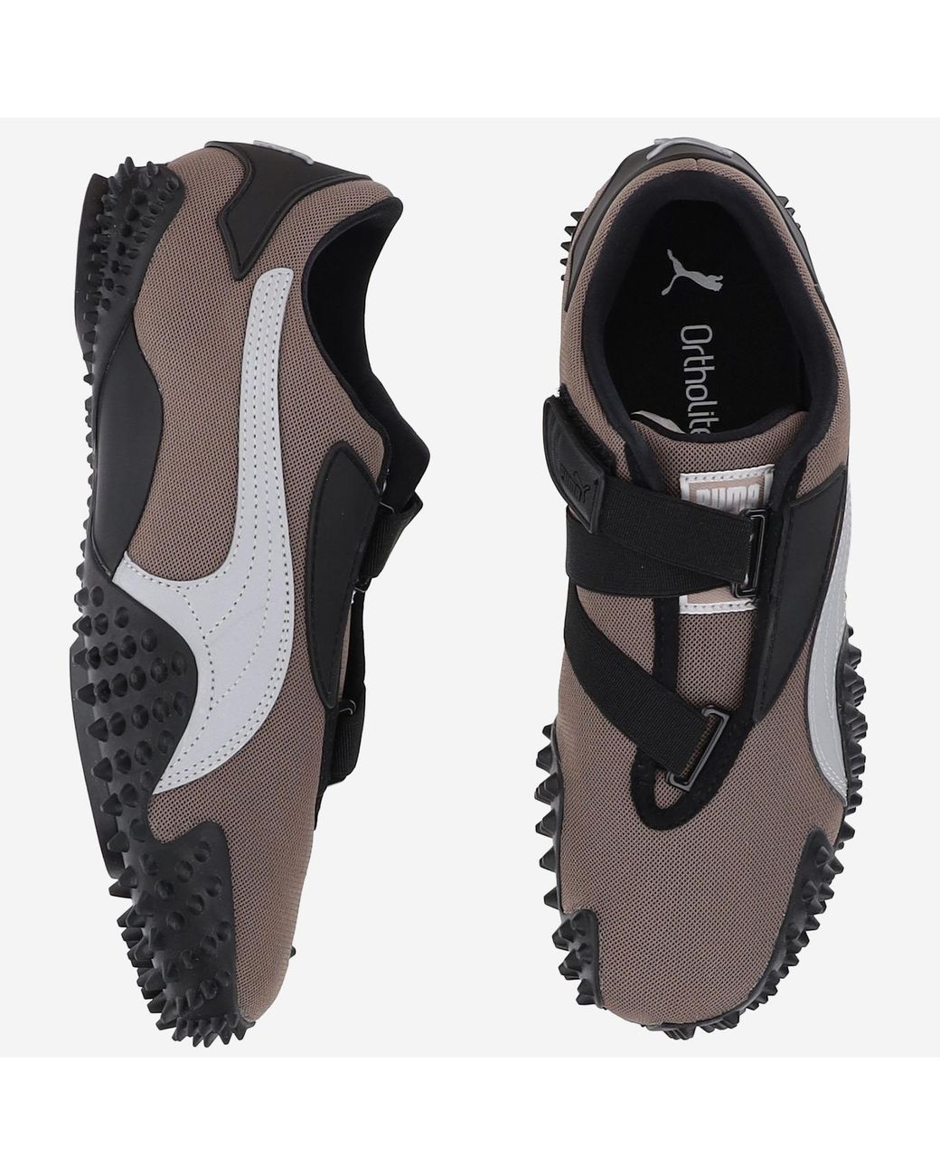 PUMA Gray Mostro Og Sneakers Fabric; Rubber Trainers