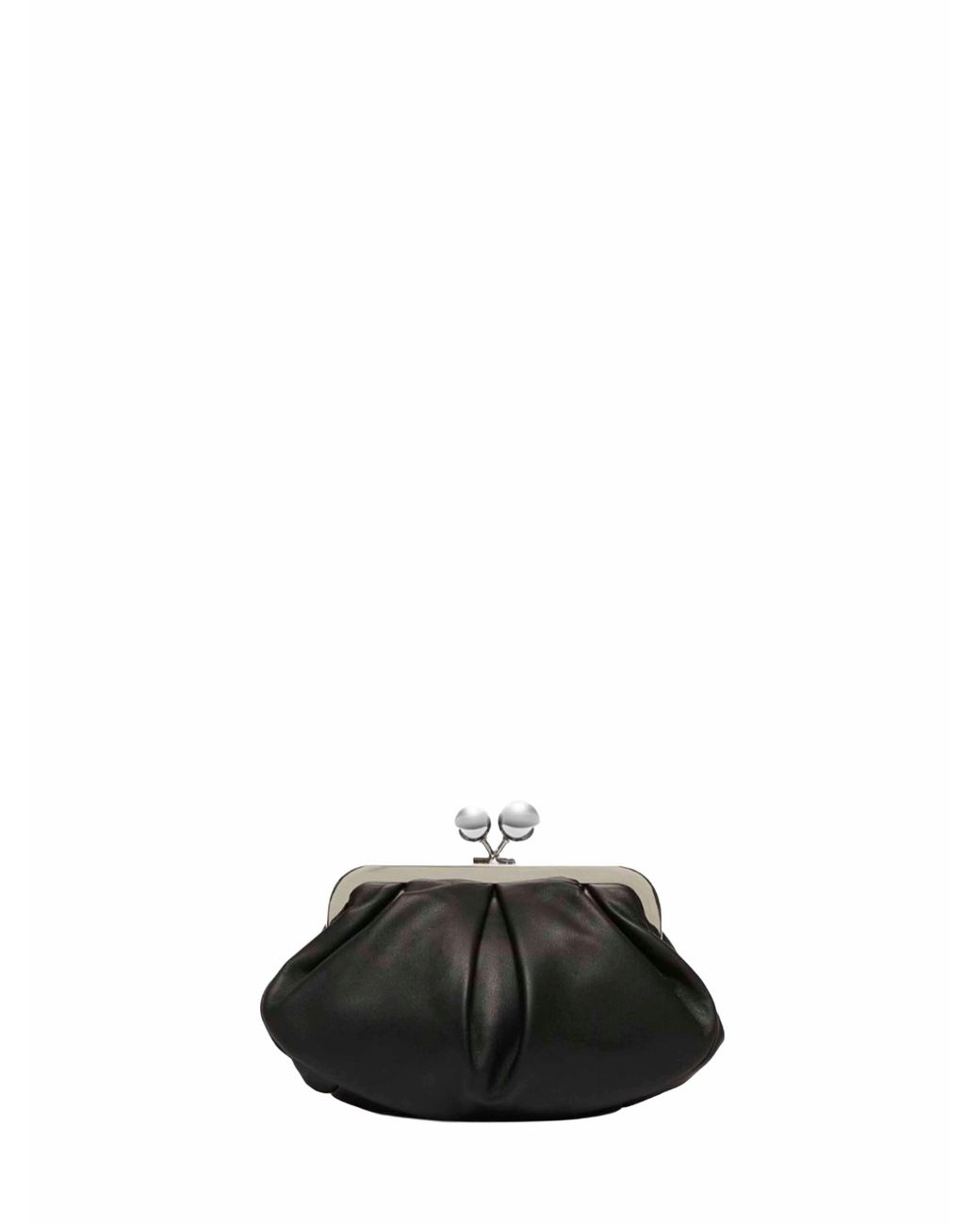 Weekend by Maxmara Black Clutch Bag Prati Leather Handbags