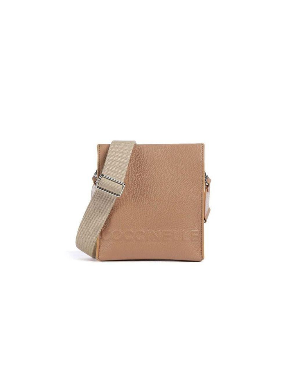 Coccinelle Natural Crossbody Bag Cowhide