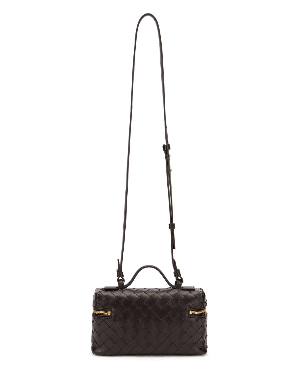 Bottega Veneta Multicolor Vanity Case Bang Woven Leather Calf Skin Bag
