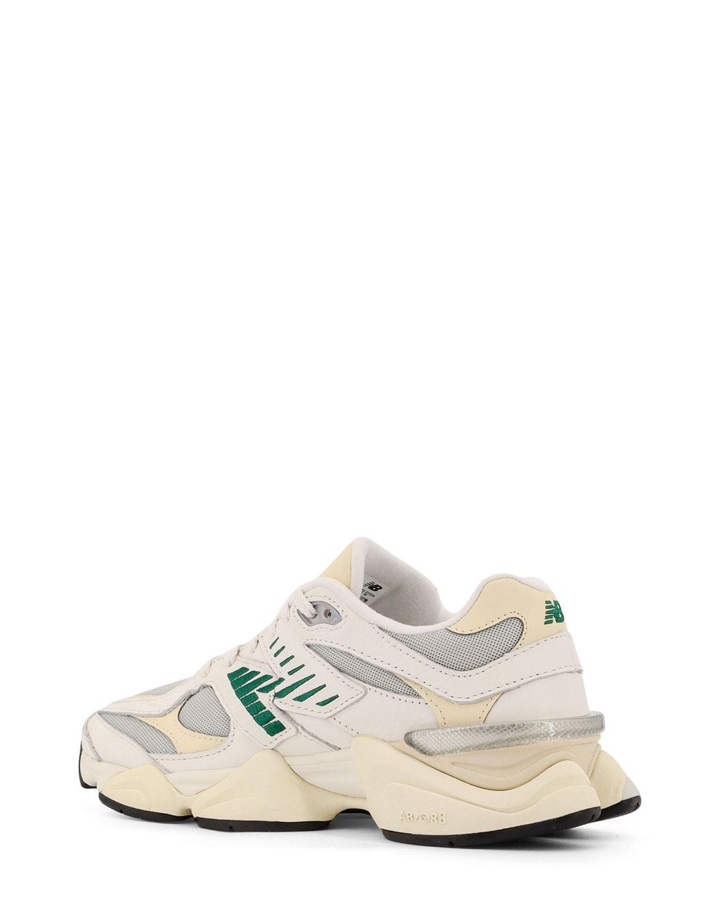 New Balance White Mesh And Leather Sneakers for men