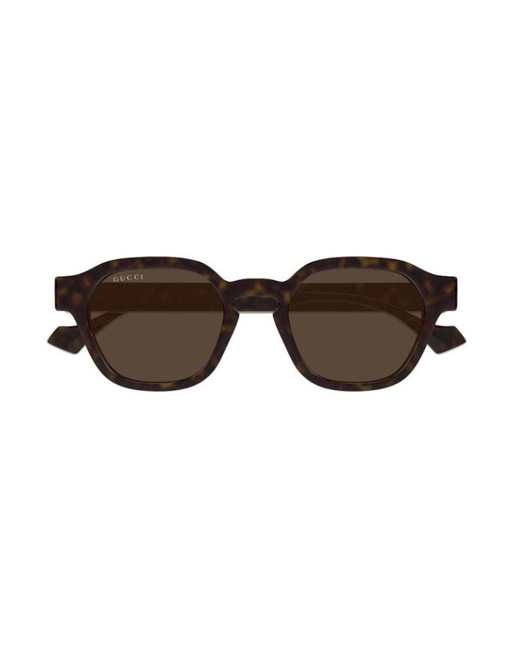 Gucci Brown Sunglasses Square Full Rim, Dark Havana Frame And Lens Gg1730S002 for men