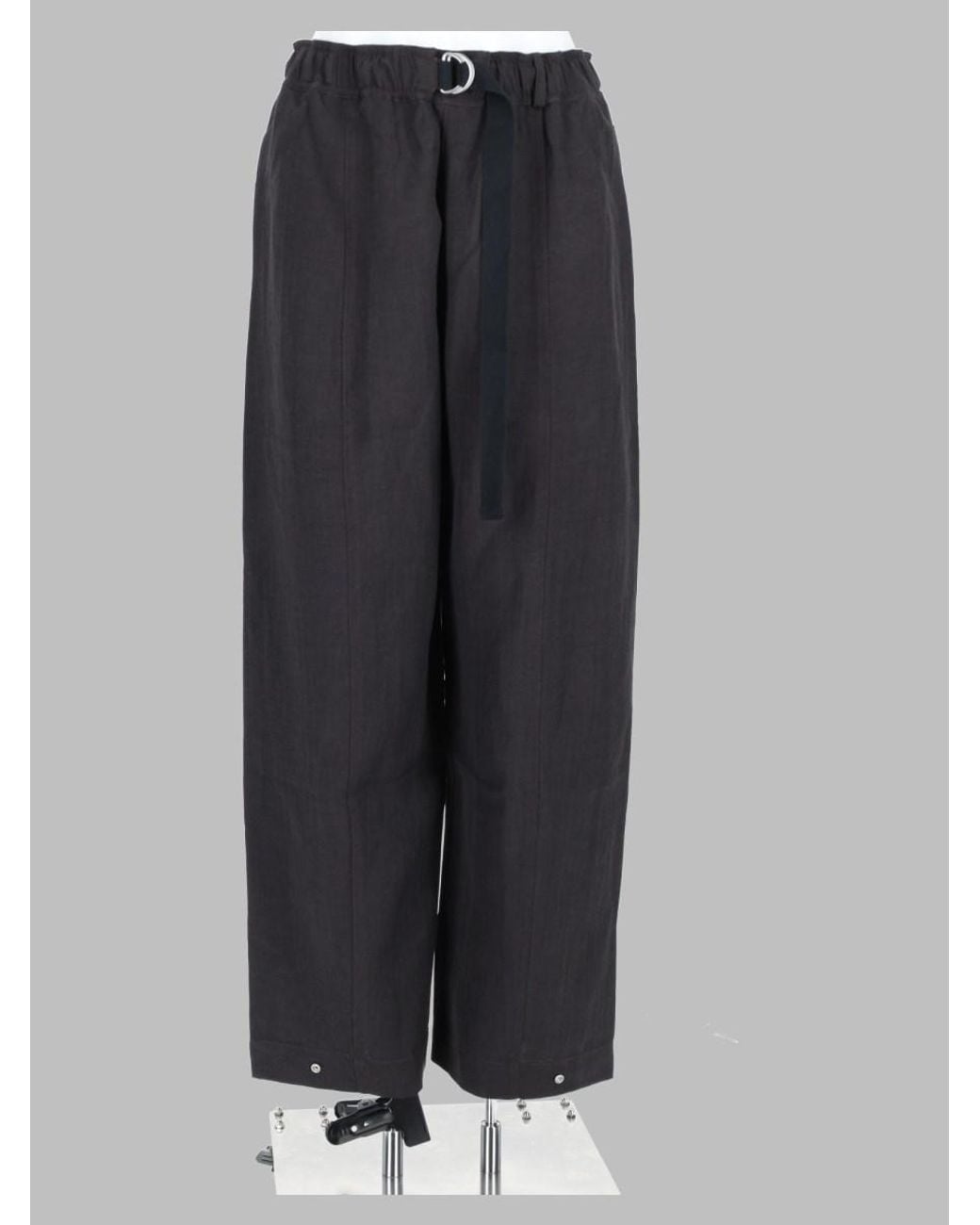 Studio Nicholson Blue Calvo Trousers Viscose Linen