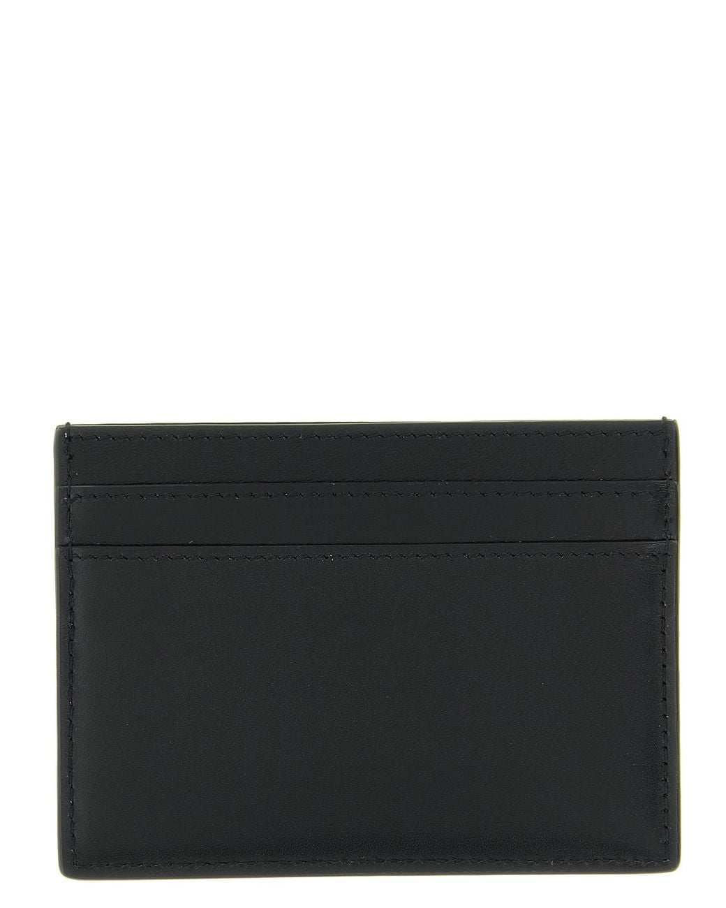 Saint Laurent Black Cassandre Card Case for men