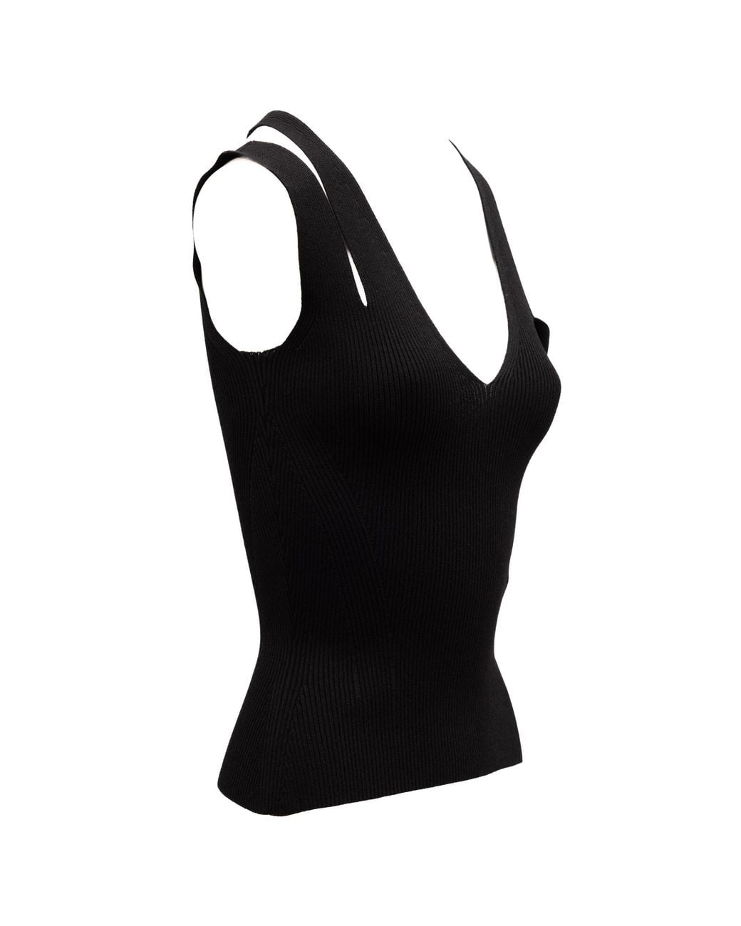 McQueen Black Viscose Top