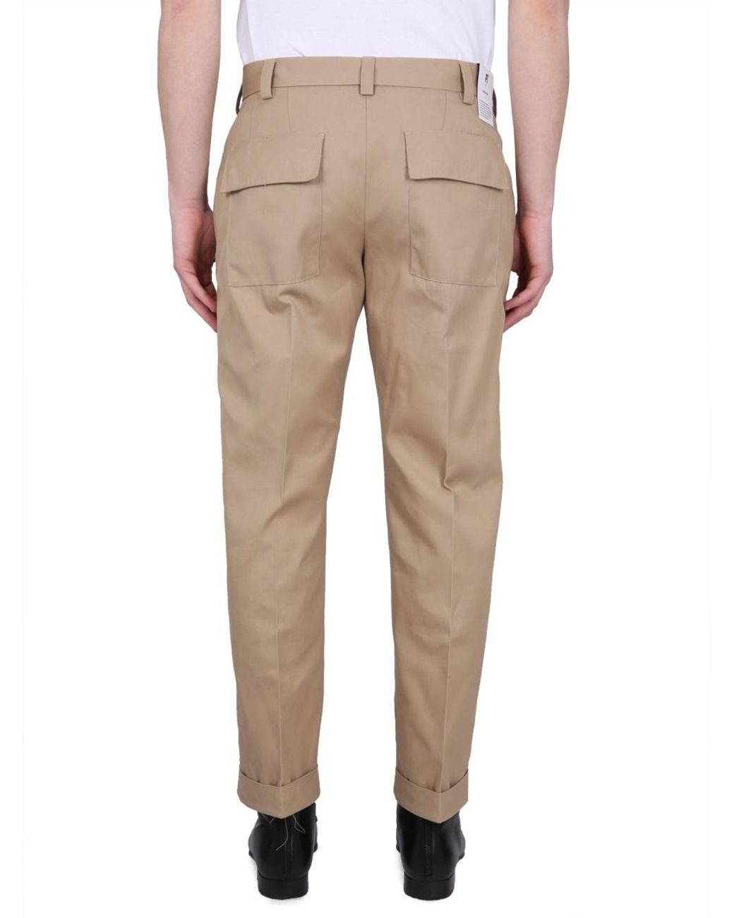 PT Torino White Pt Torino Rewoked Trousers for men