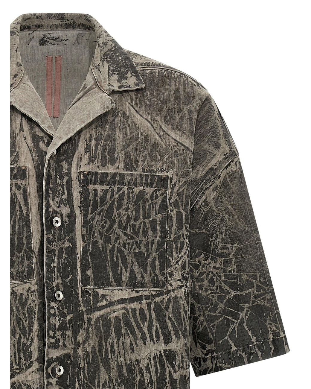 Rick Owens Gray Shirt