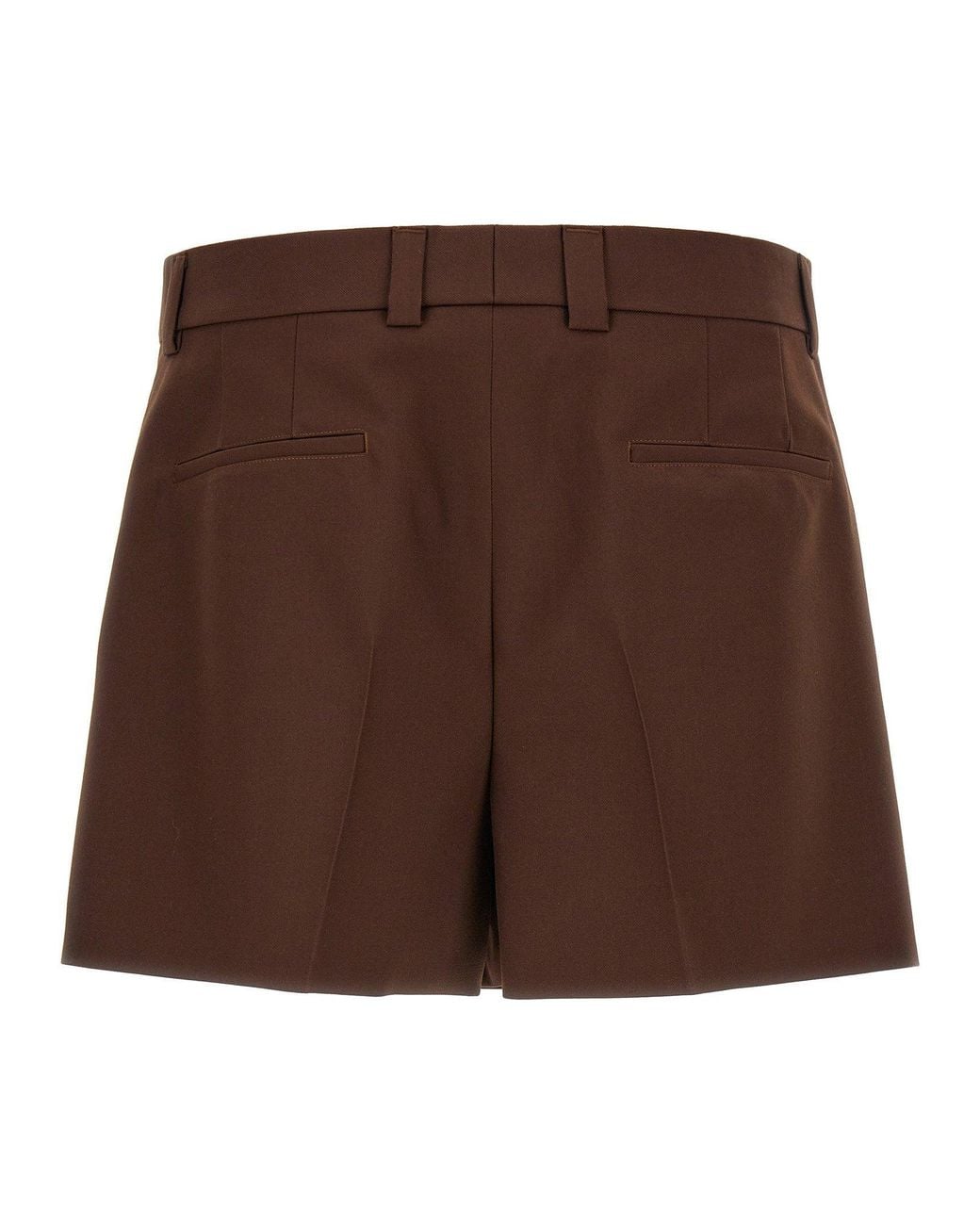 Gucci Brown Wool Twill Shorts