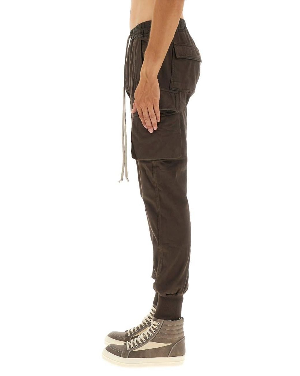 Rick Owens Brown "Mastodon Cut" Pants for men