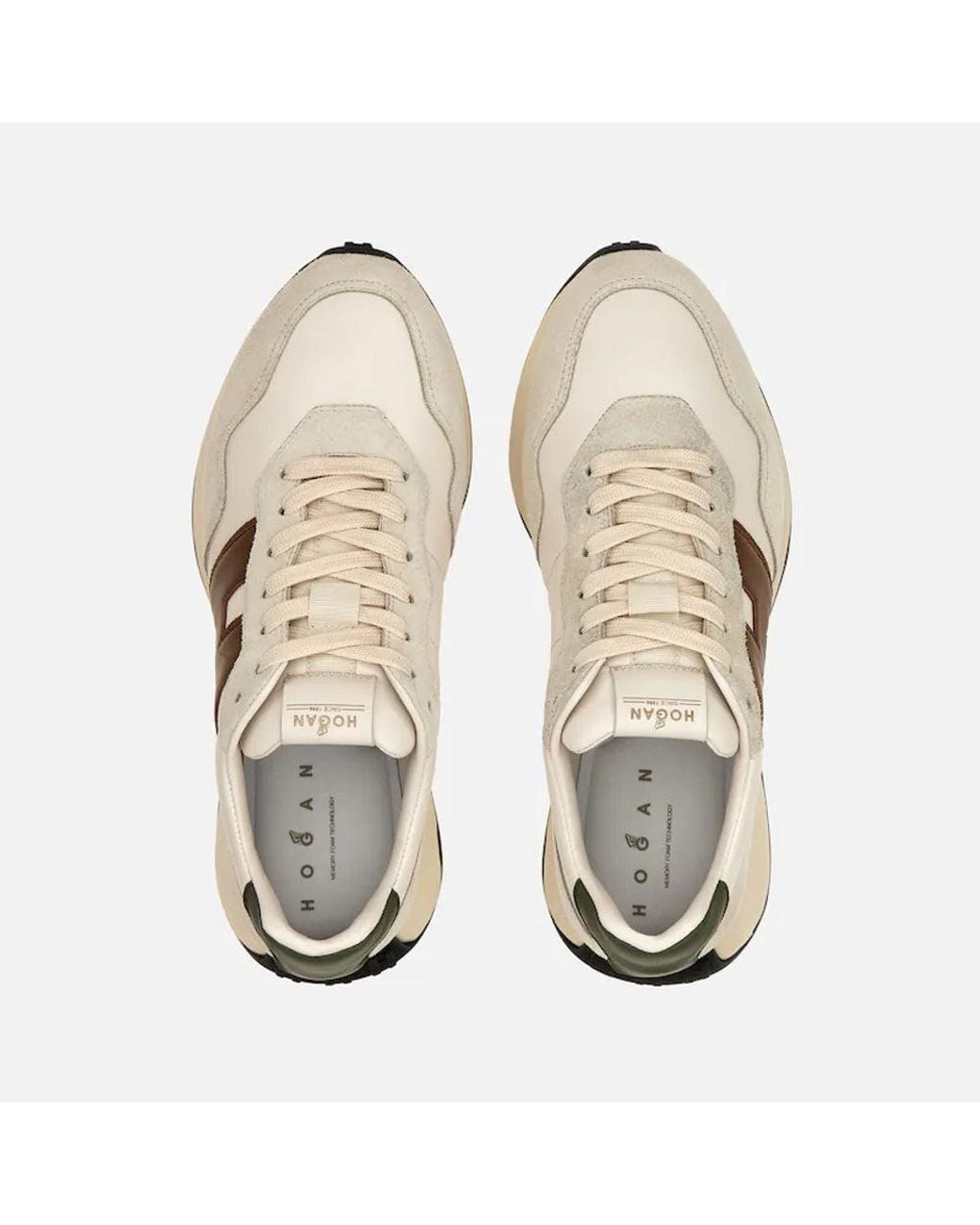 Hogan Natural Hogan E26 Sneaker — Cream for men