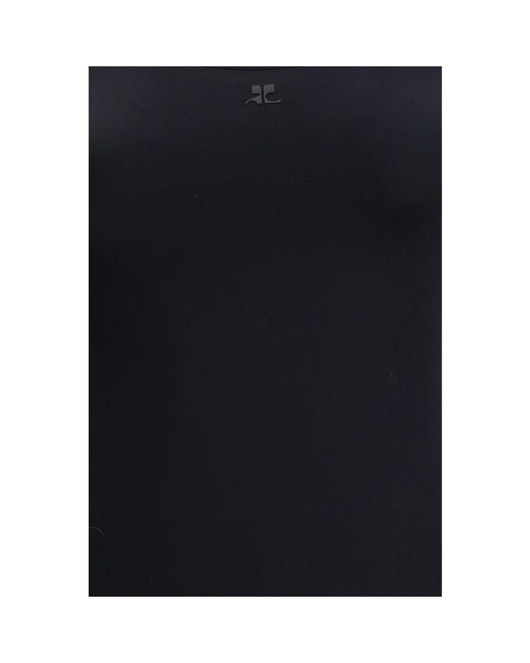 Courreges Black Elastane One-Piece Swimsuit
