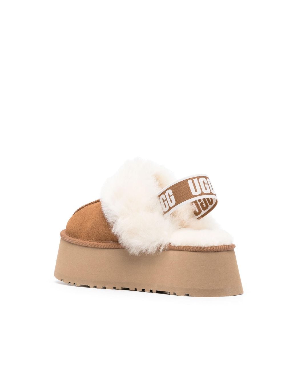 Ugg Natural Slip-On Funkette Suede Slipper 55.Leather Flat Shoes