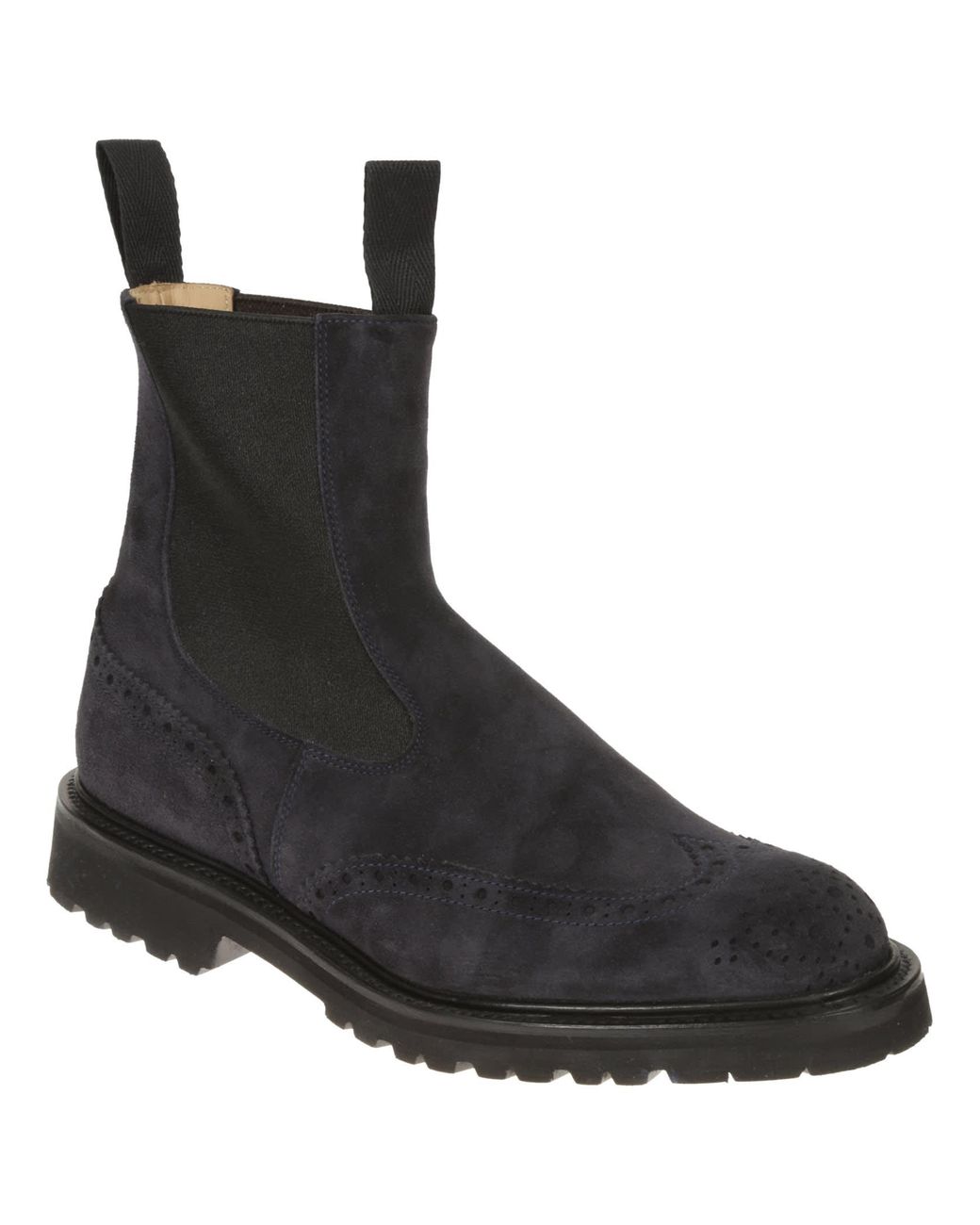 Tricker's Black Henry Castorino Vilite for men