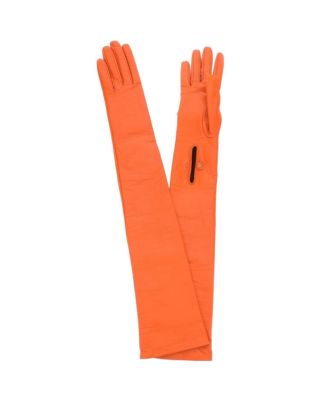 【送料&関税込】Prada Triangle-logo Zipped Pouch Long Gloves Prada Triangle-logo Zipped Pouch Long Gloves | italist