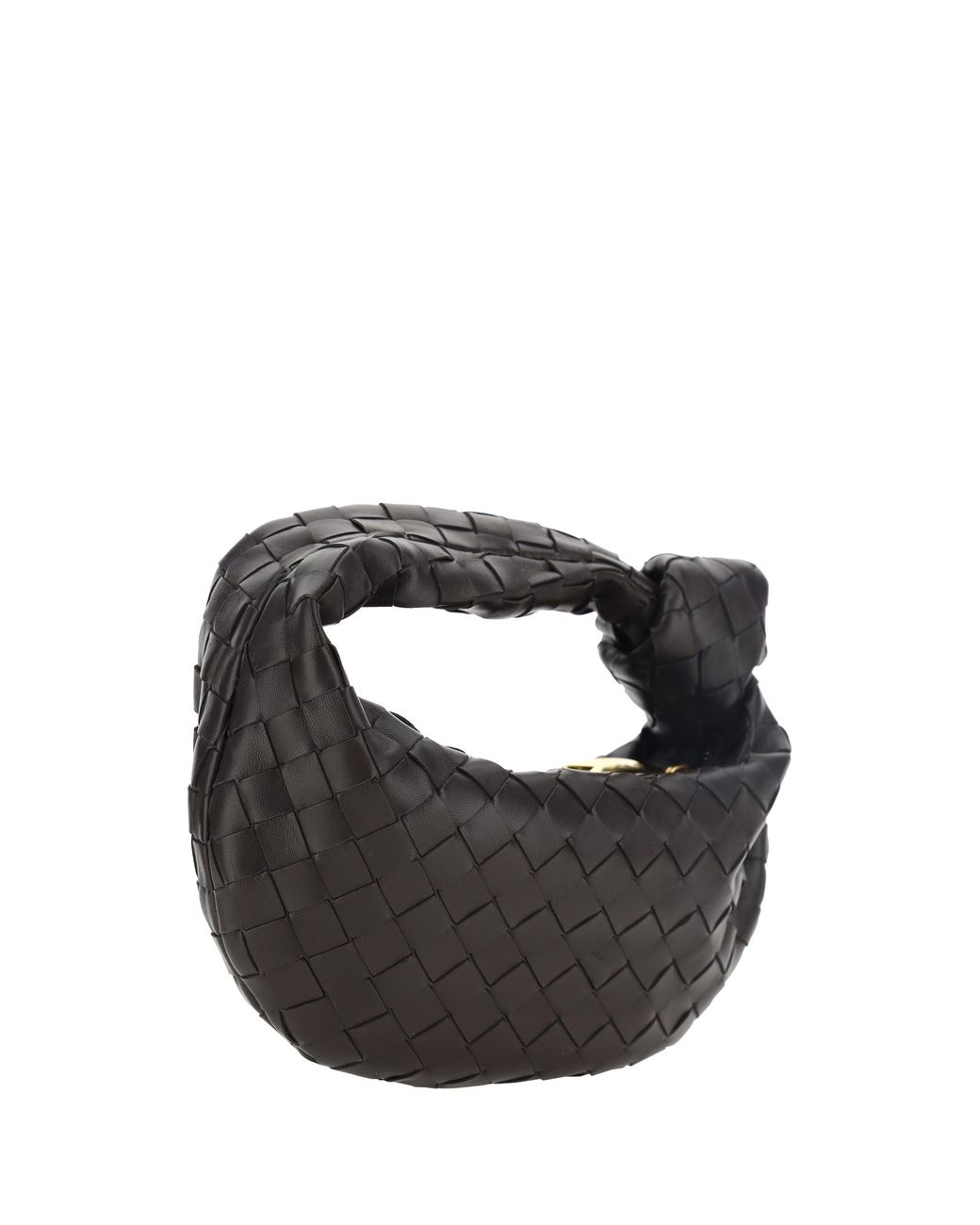 Bottega Veneta Black Mini Jodie Handbag Lambskin Shoulder Bags