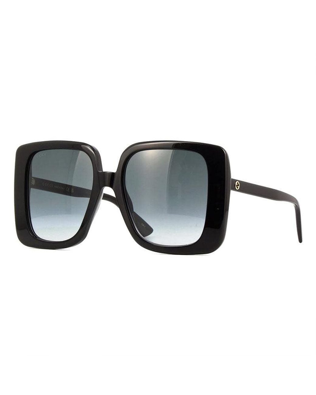 Gucci Black Oversized Square Sunglasses