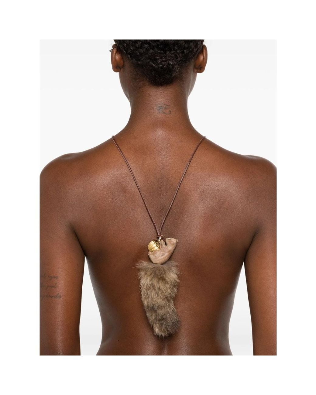 YVMIN Metallic Squirrel Acorn Necklace