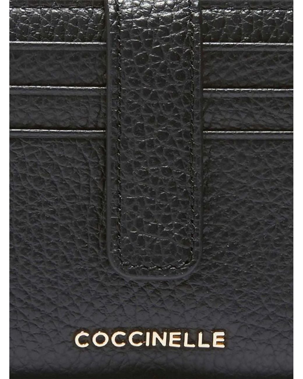 Coccinelle Black Coccinelle Grained Leather Wallet