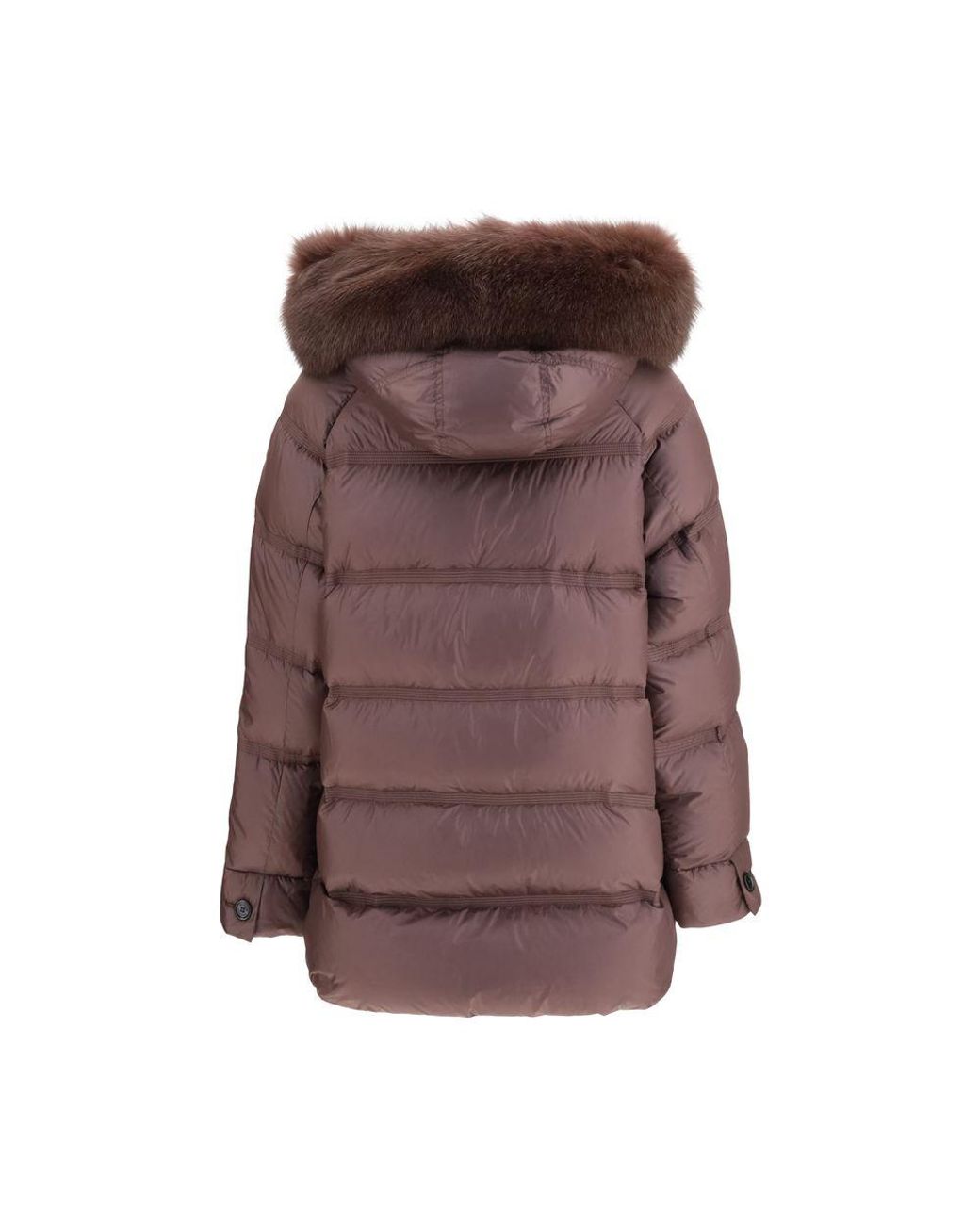 Peuterey Brown Polyester Full-Length Jacket Clothing