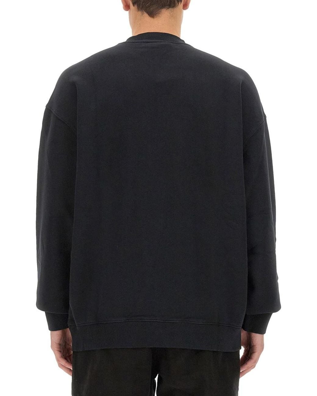 Marcelo Burlon Blue Optical Cross Sweatshirt Cotton Sweatshirts for men