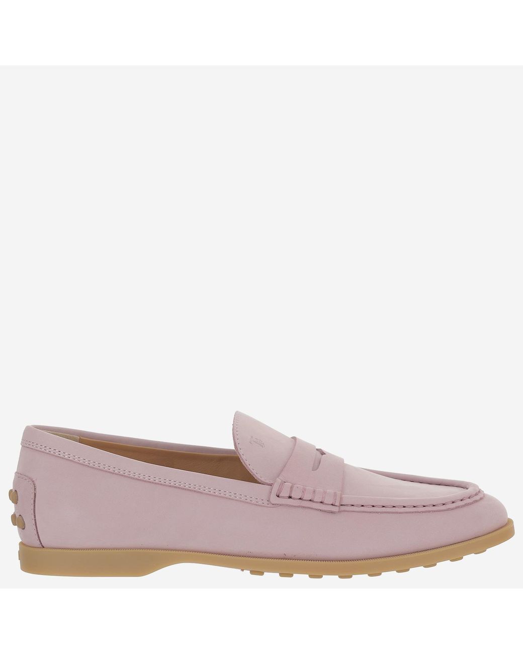 Tod's Brown Leather Loafers Calfskin