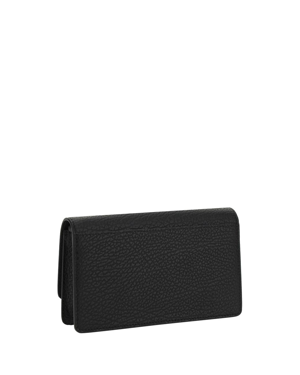 Maison Margiela Black Wallet Calf Leather & Purses