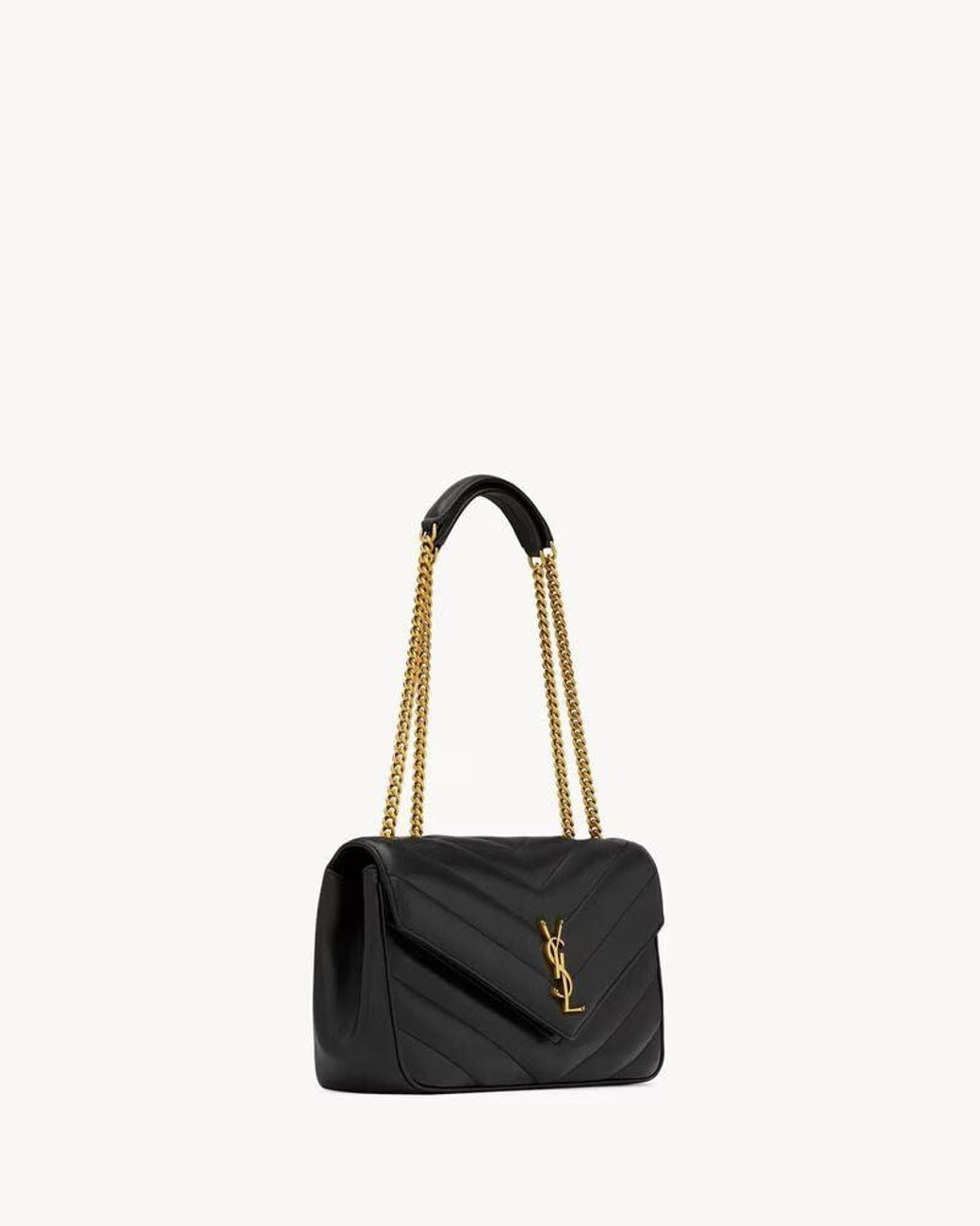 Saint Laurent Black Saint Laurent Loulou Shoulder Bag