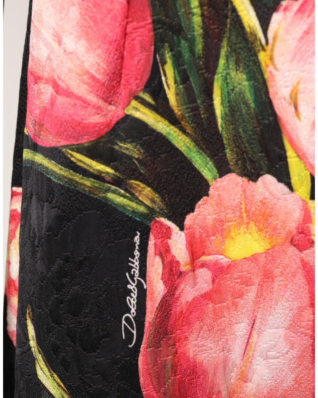 Dolce & Gabbana Red Floral Print Viscose A-Line Mini Dress Co+Vi