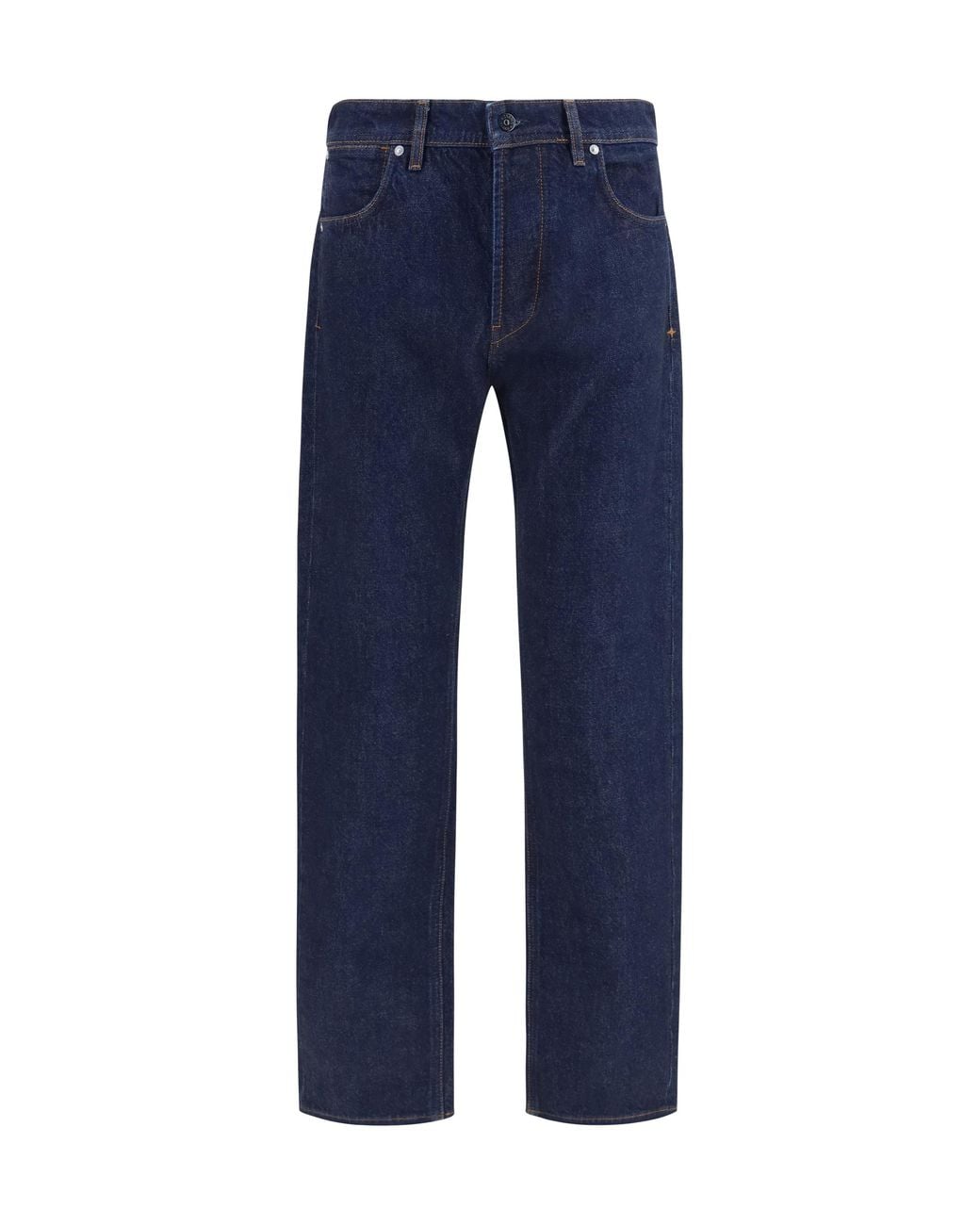 Stone Island Blue Straight-Leg Jeans Cotton for men