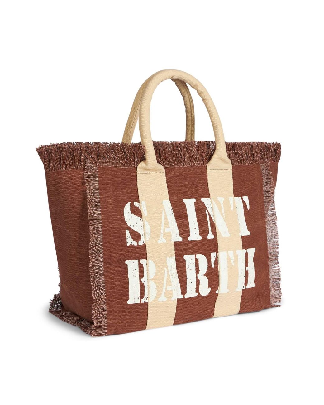 MC2 Saint Barth Vanity Canvas Shoulder Bag With Saint Tropez Print