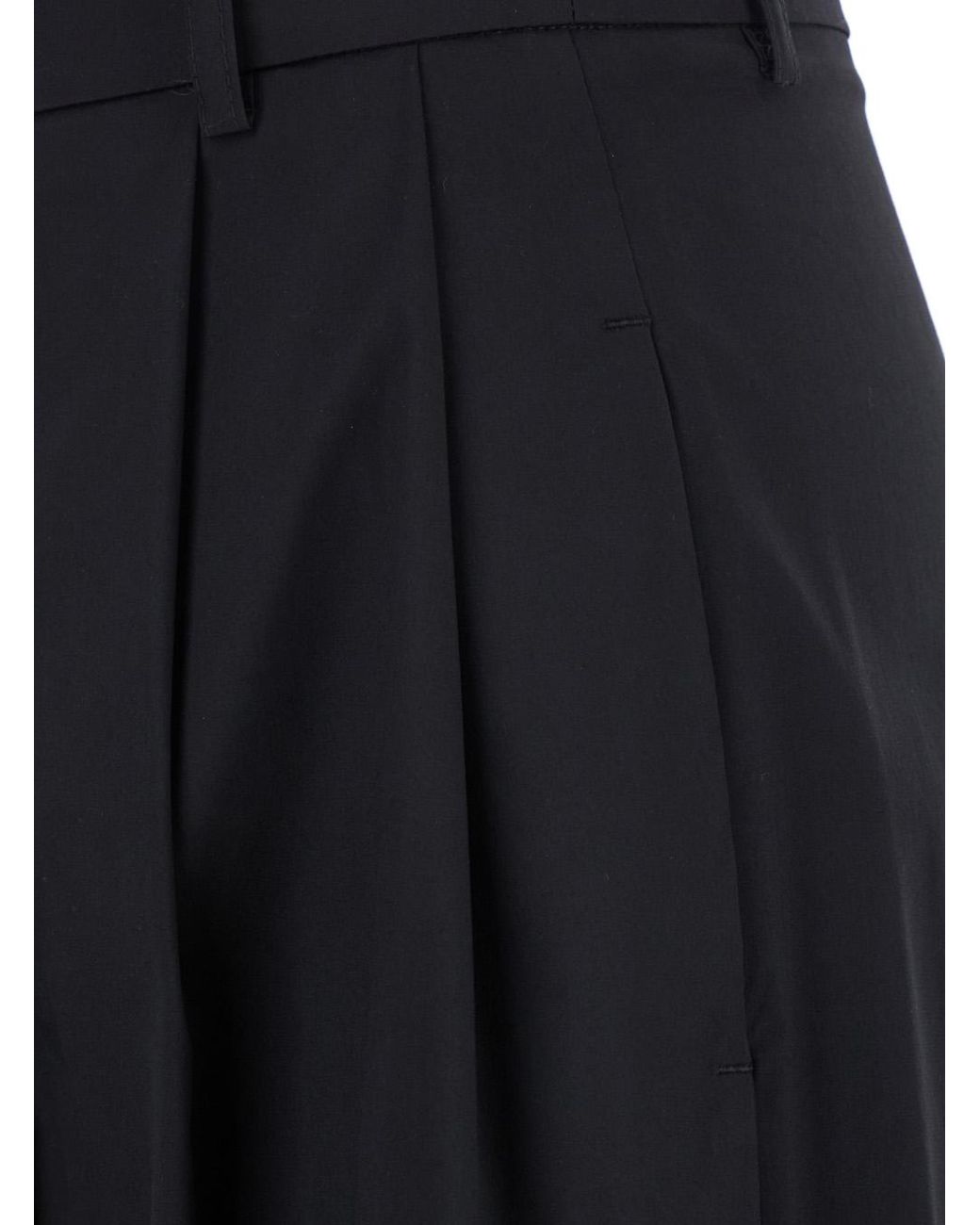 Le Plain Blue Stretch Cotton Blend Trousers For