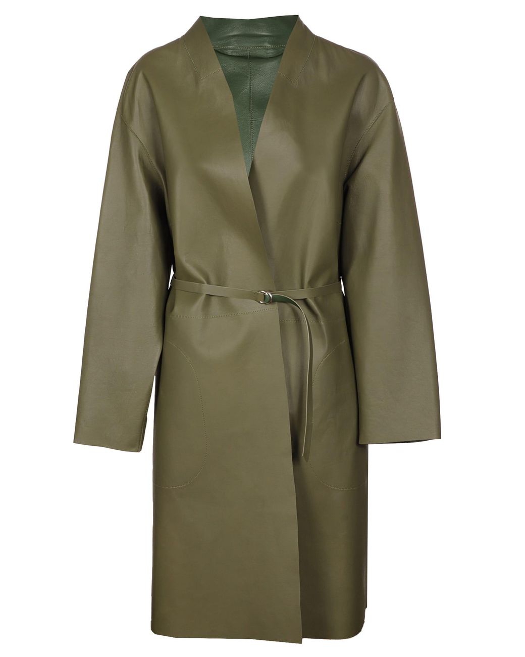 Womens Clothing Coats Short coats DESA NINETEENSEVENTYTWO Reversible Shearling Coat in Forest Black 