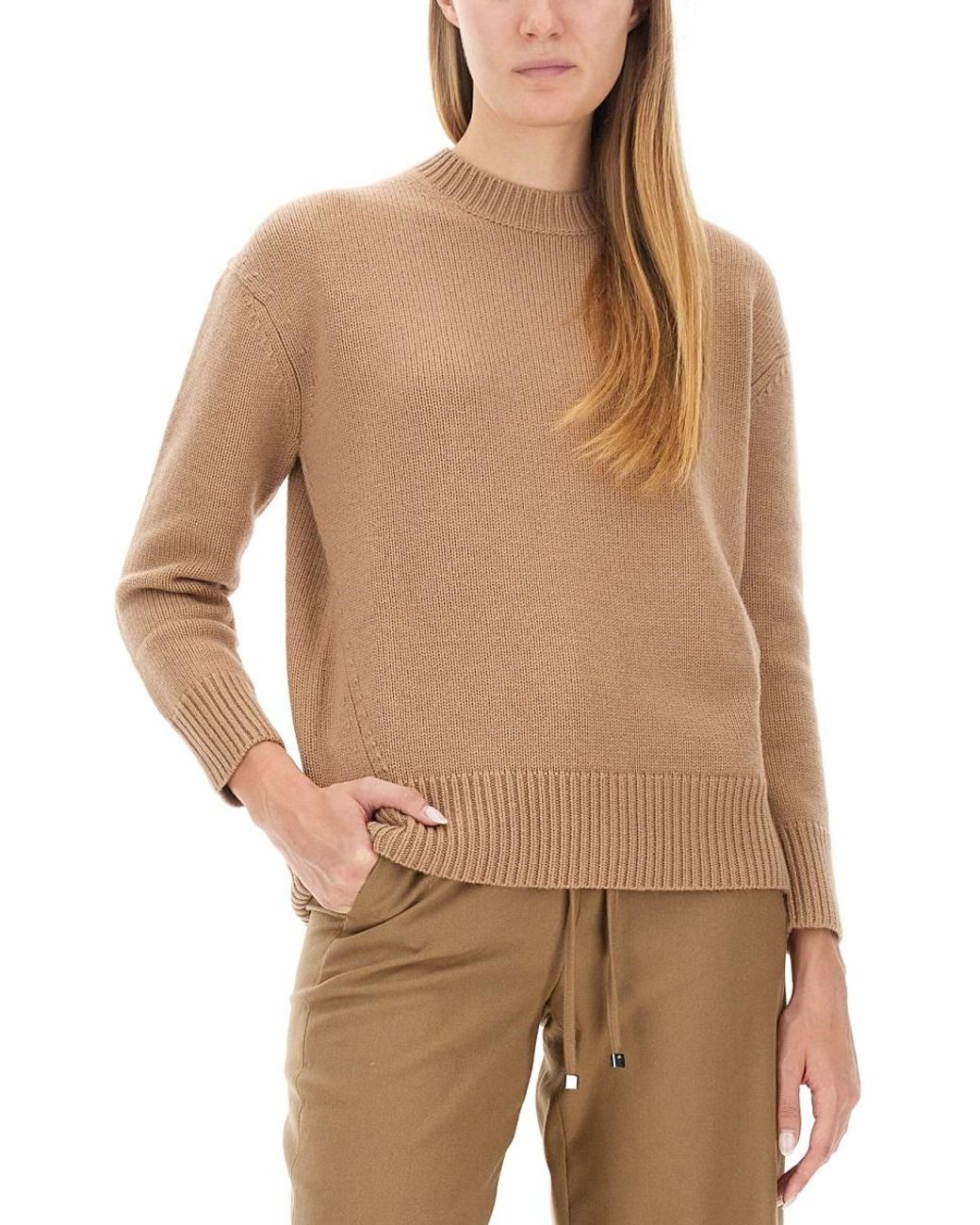Max Mara Natural Wool-Cashmere Jumper Ireland Jumpers