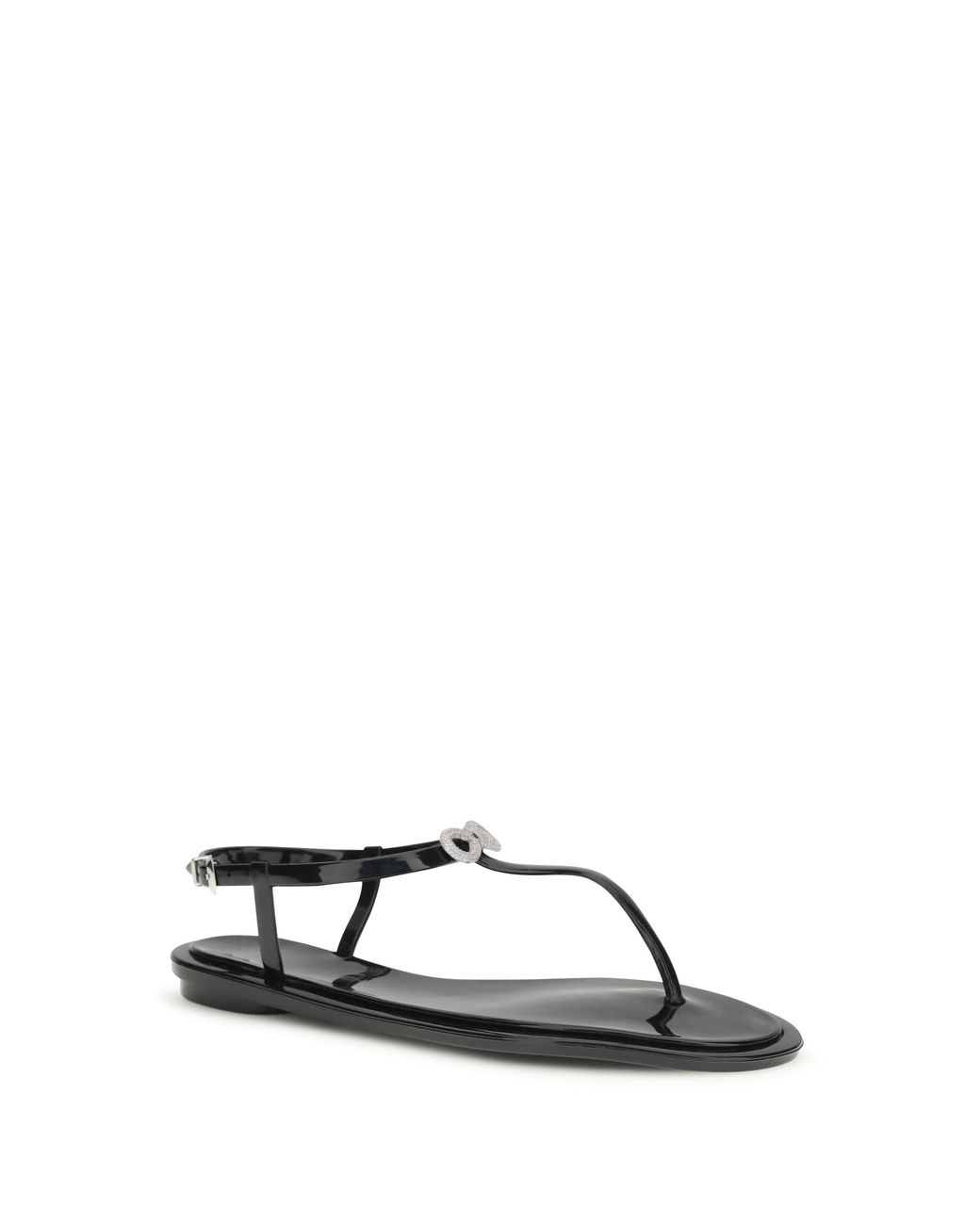 Mach & Mach Black Mach & Mach Double Bow Sandal