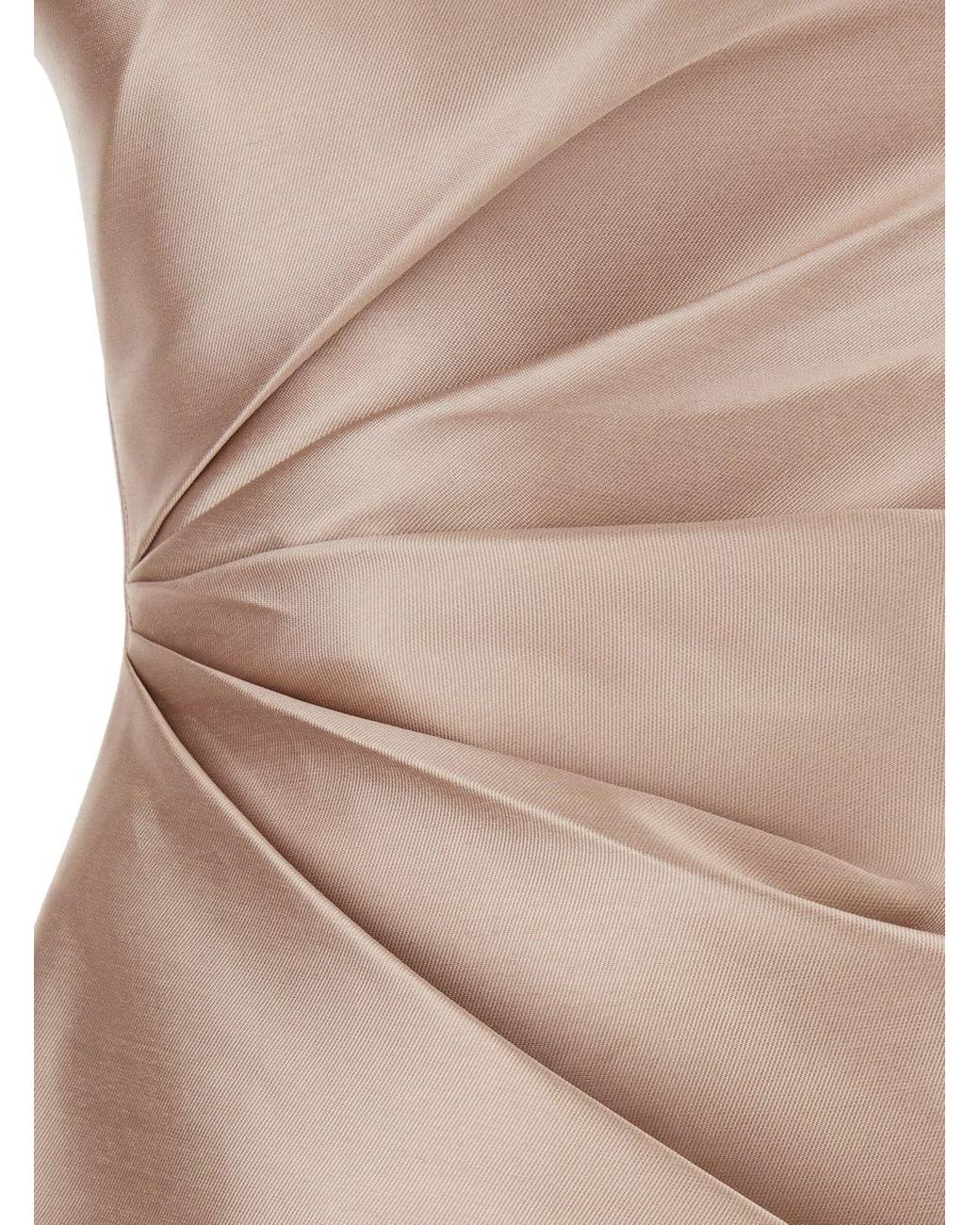 パーティードレス SOLACE LONDON 'priya' one-shoulder OS40011 The Priya Maxi Dress in Cream – Solace London