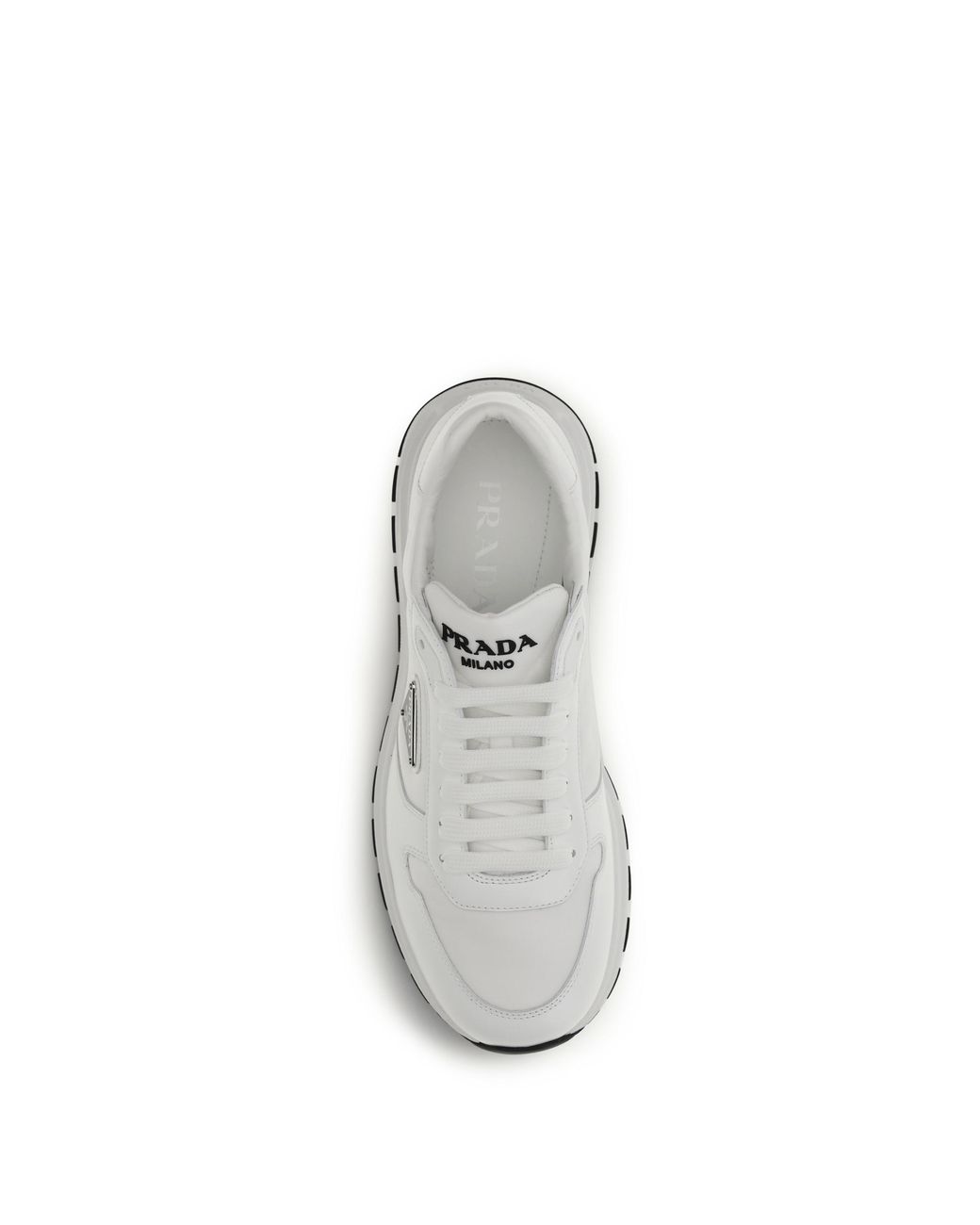 Prada White Sneakers Prax 01- Flat Shoes for men