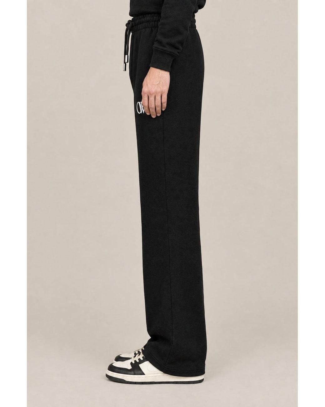 Off-White c/o Virgil Abloh Black Cotton Sweatpants Clothing for men