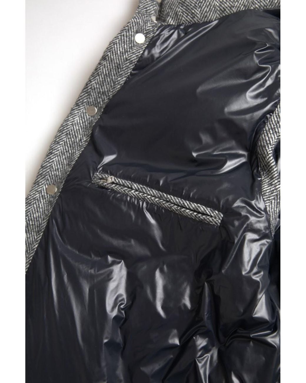 Dolce & Gabbana Black Elegant Chevron Knit Wool Blend Vest Jacket Clothing for men