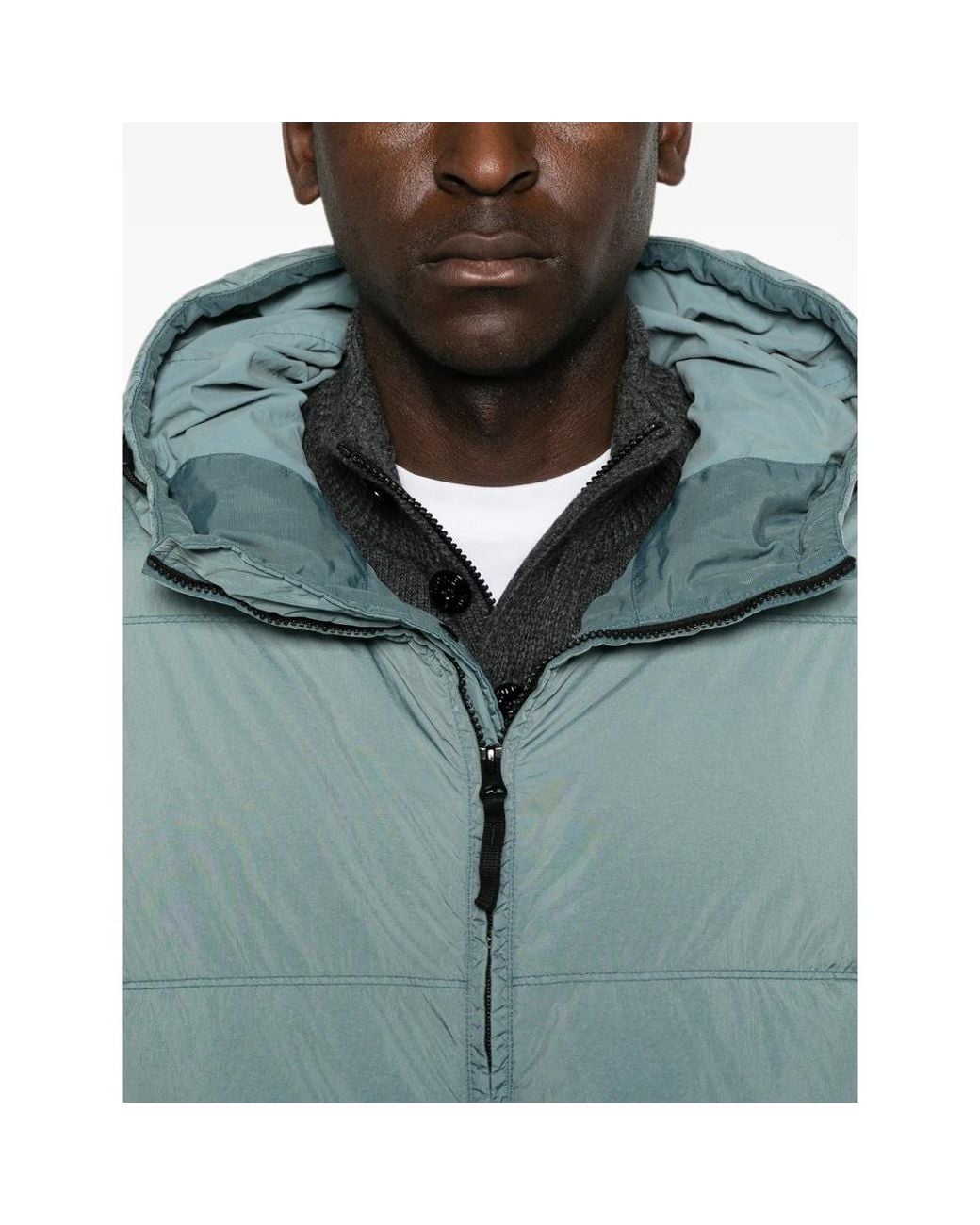 Stone Island Blue Jackets for men