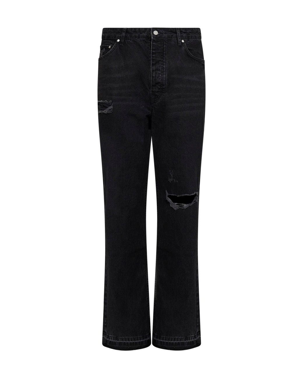 Represent Black Jeans Heaton Cotton for men