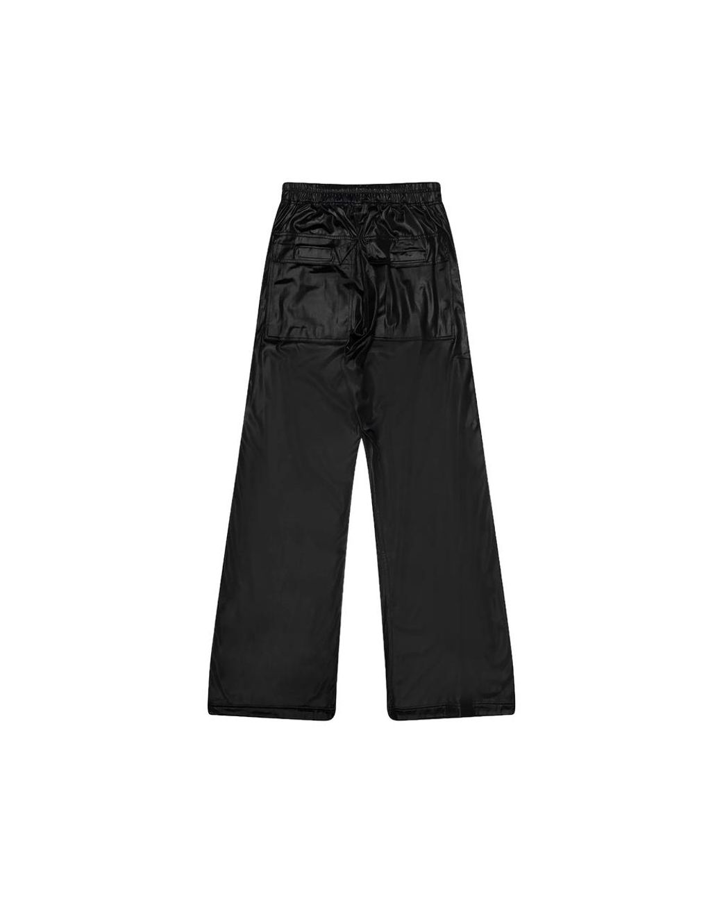 Rick Owens Black Straight Trousers for men