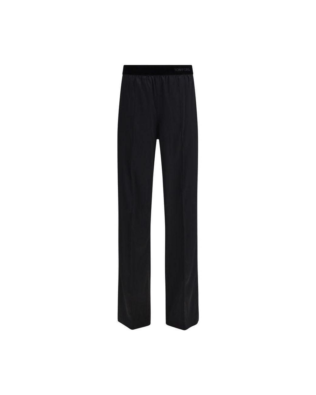 Tom Ford Black Silk Casual Pants